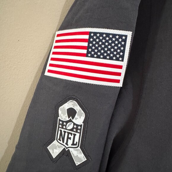 Nike NFL Shield Team Issue Salute To Service Heavyweight Bomber Jacket Mens 2XL - Picture 9 of 14